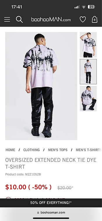 s/m Beden Orijinal Boohooman Tshirt