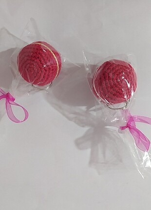 Beden Macaron Anahtarlık Amigurumi Hediyelikler