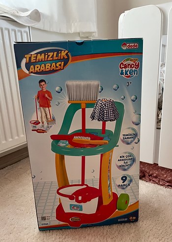 Dede Temizlik Arabası 9 Parça Set