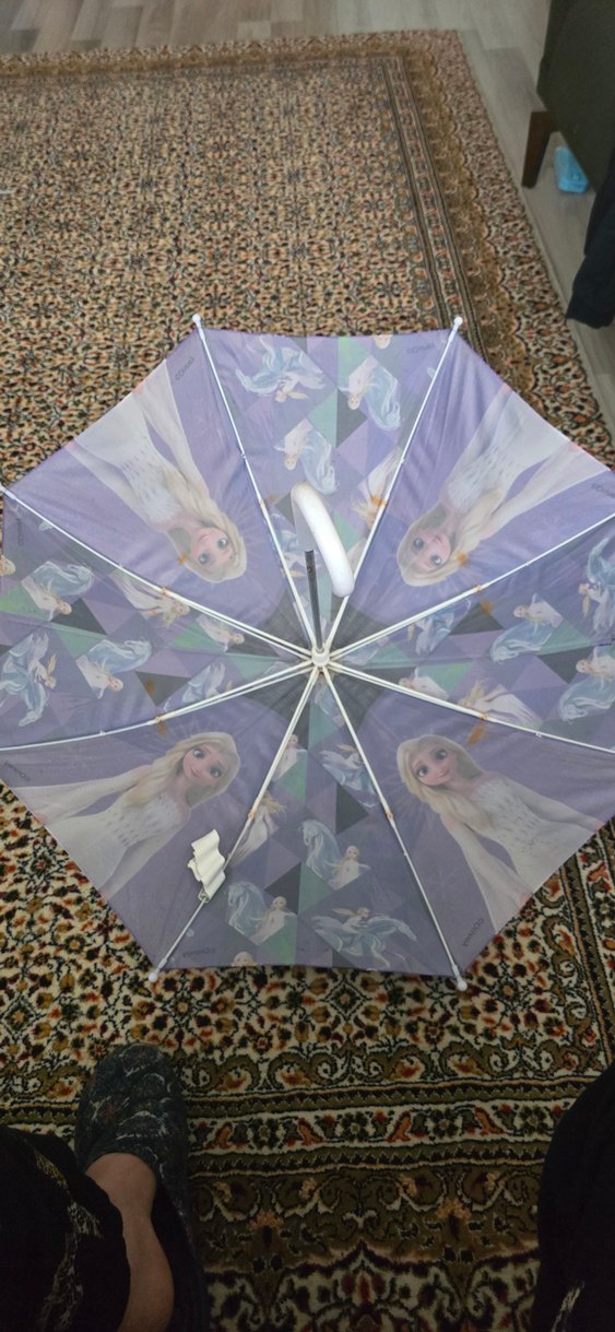 Mor Pileli Kadın Şemsiye - Görsel 2