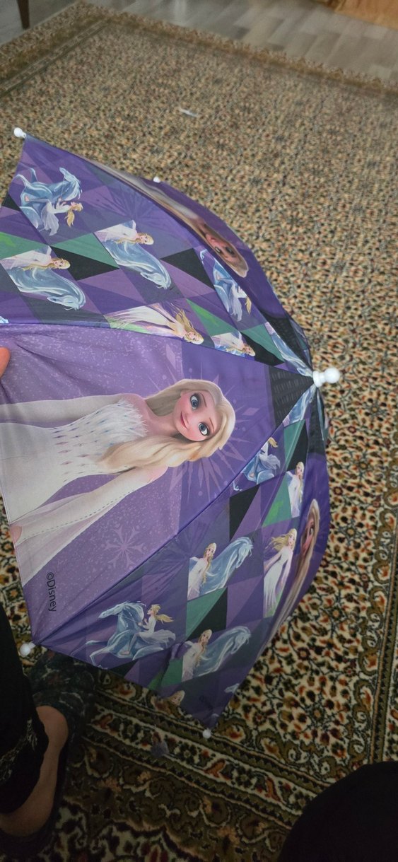 Mor Pileli Kadın Şemsiye - Görsel 3