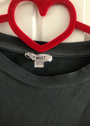 s Beden Gri Baskılı Kadın Tişört Loose Fit