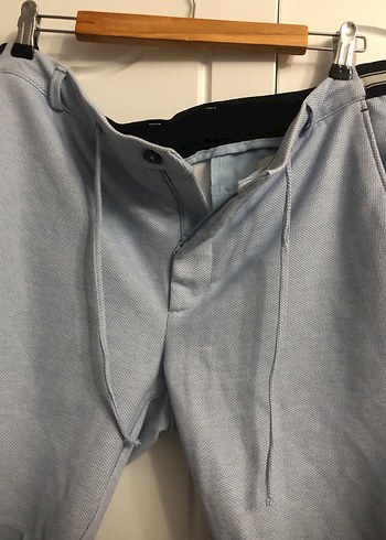 LC Waikiki Mavi Kemerli Erkek Mini Denim Şort