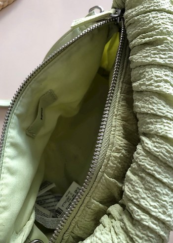 Yeşil Kadın Fermuarlı Günlük Çanta - Görsel 4