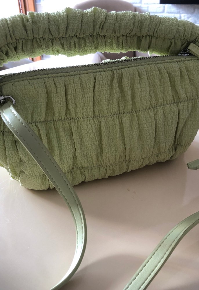 Yeşil Kadın Fermuarlı Günlük Çanta - Görsel 2