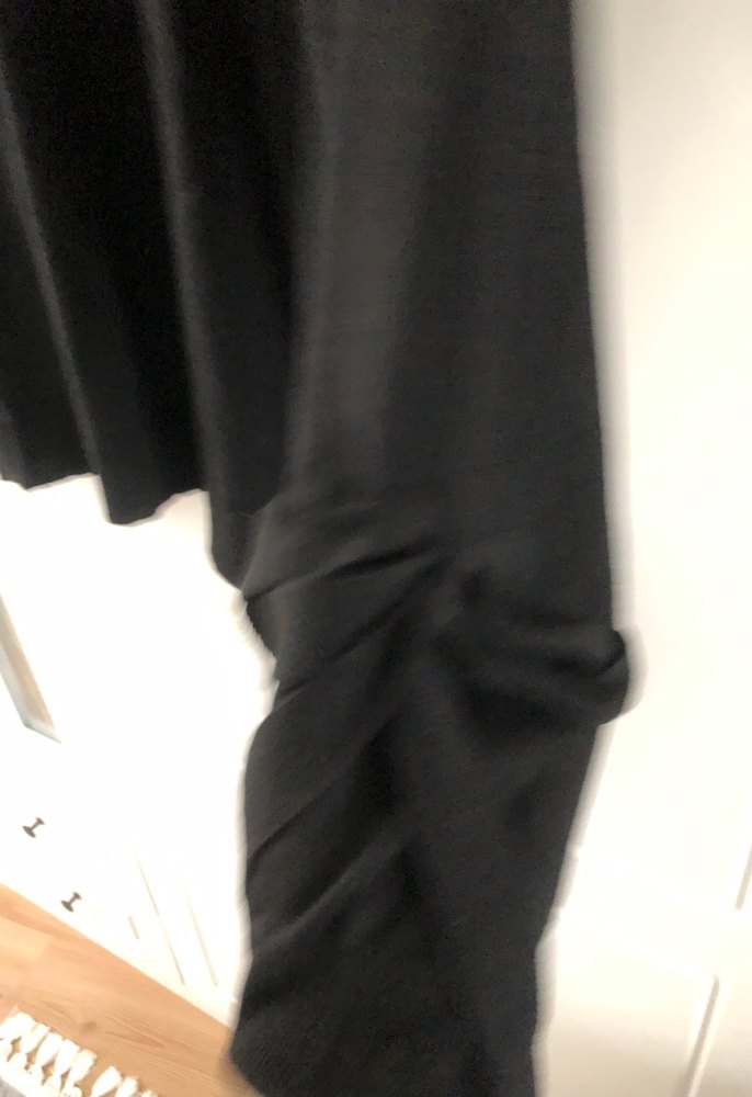 Siyah Kemerli Uzun Kollu Kadın Kazak - Görsel 3