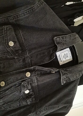 Pull and Bear Kot çeket denim