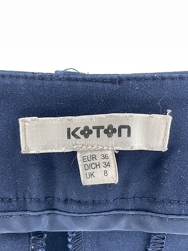 36 Beden lacivert Renk Koton Düz Kesim %70 İndirimli.