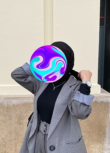 36 Beden Blazer Ceketli Takım