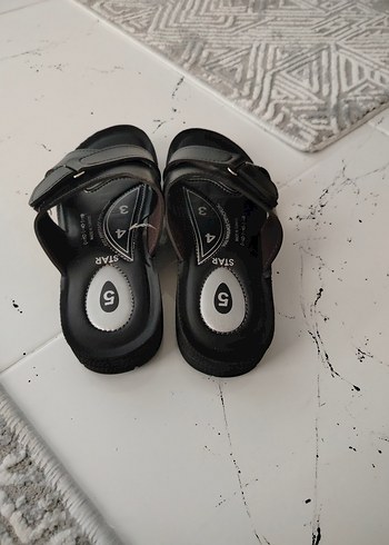 Siyah Gri Tokalı Erkek Terlik - Görsel 2