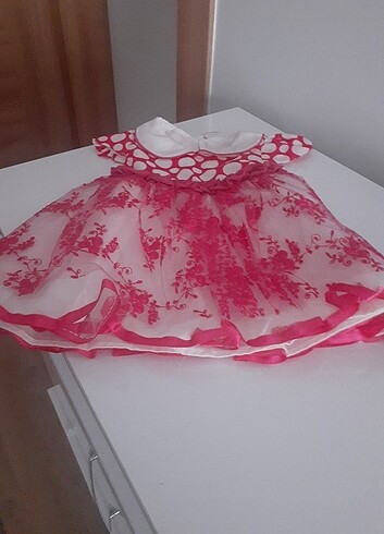 Dantelli bebek elbise