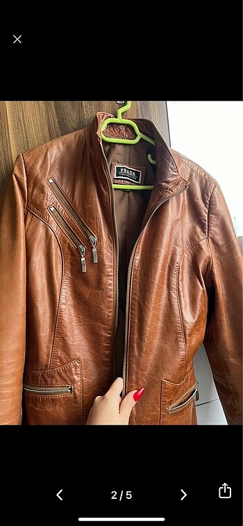 Prada Vintage deri ceket