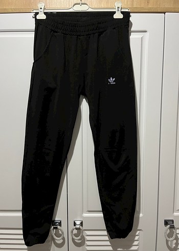 Siyah Rahat Kesim Kadın Eşofman Altı - Görsel 2