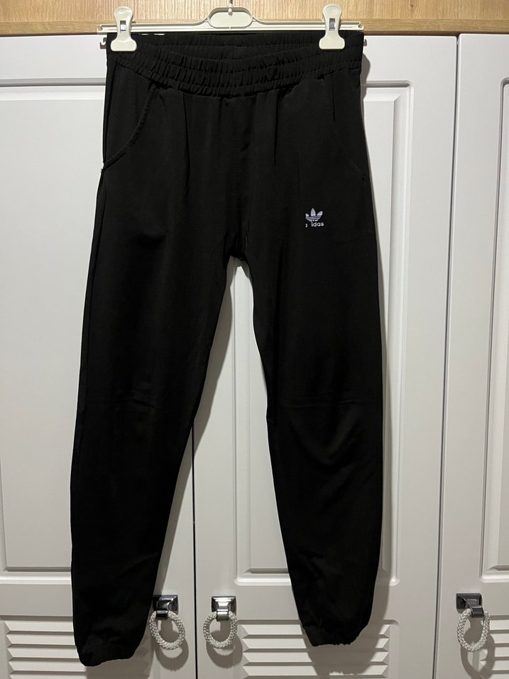 Siyah Rahat Kesim Kadın Eşofman Altı - Görsel 2