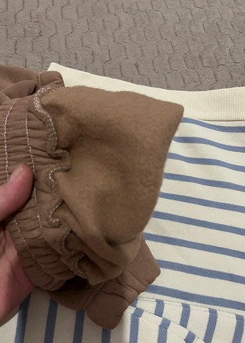 Kahverengi Erkek Çocuk Rahat Kesim Eşofman Altı - Görsel 4