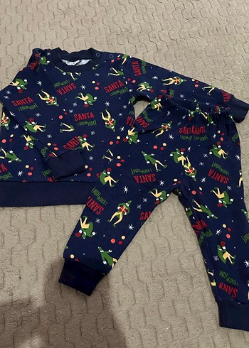 Renkli Baskılı Erkek Bebek Takımı - Görsel 2