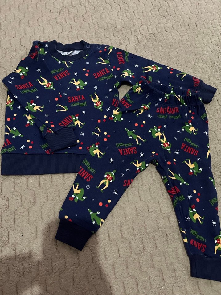 Renkli Baskılı Erkek Bebek Takımı - Görsel 2