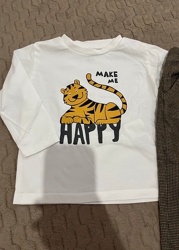 Erkek Bebek Uzun Kollu Pamuklu Takım - Görsel 3