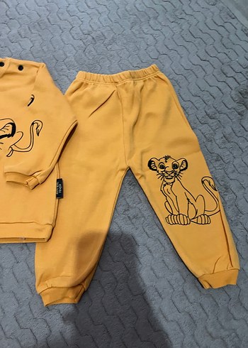 Sarı Baskılı Bebek Erkek Takımı - Görsel 4