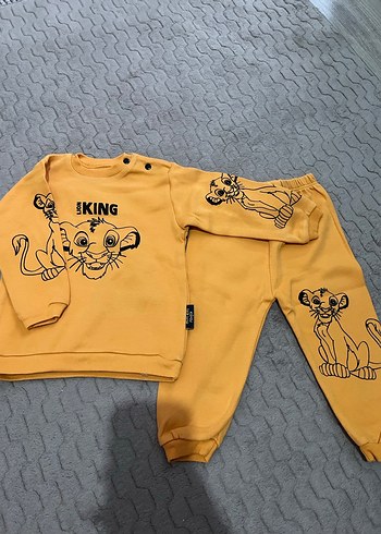 Sarı Baskılı Bebek Erkek Takımı - Görsel 2
