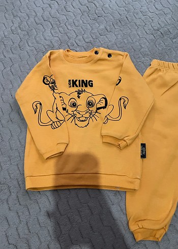 Sarı Baskılı Bebek Erkek Takımı - Görsel 3