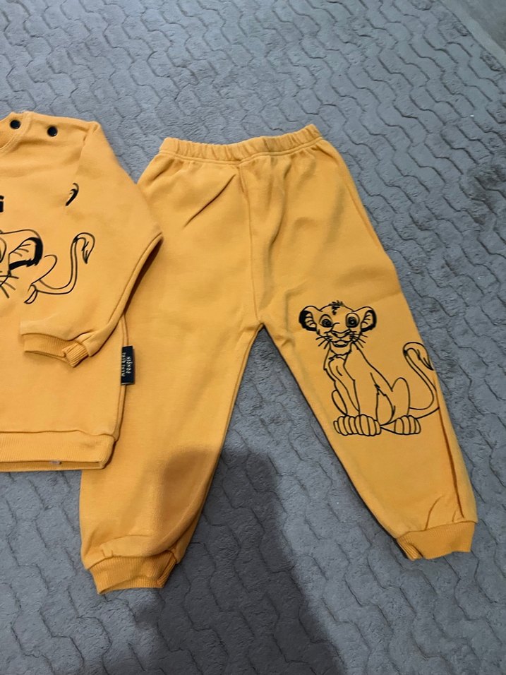 Sarı Baskılı Bebek Erkek Takımı - Görsel 4
