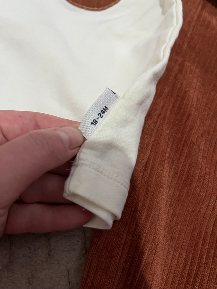 Erkek Bebek Kahverengi Pamuklu Uzun Kollu Takım - Görsel 4