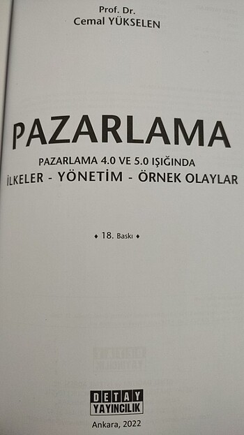  Beden PAZARLAMA 4.0 VE 5.0 IŞIĞINDA İLKELER - YÖNETİM - ÖRNEK OLAYLAR 