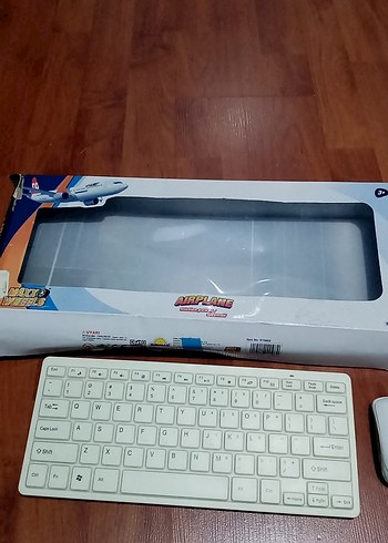 Beyaz Kablosuz Klavye ve Mouse Seti - Görsel 3