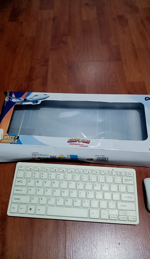 Beyaz Kablosuz Klavye ve Mouse Seti - Görsel 3