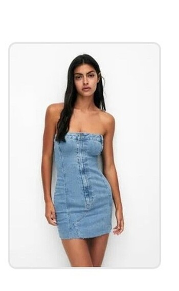 Pull & bear denim korse tulum