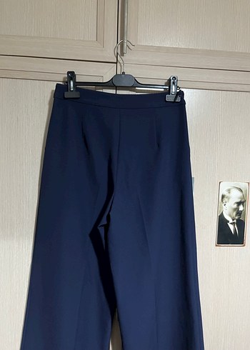 Wide Leg Kumaş Pantolon - Görsel 3