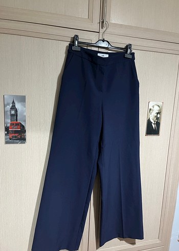 Wide Leg Kumaş Pantolon - Görsel 6