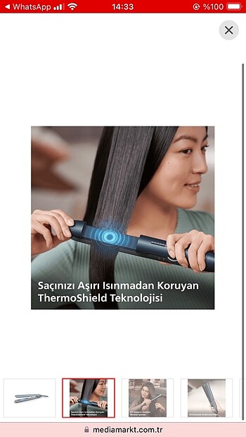 Philips Saç Düzleştiricisi