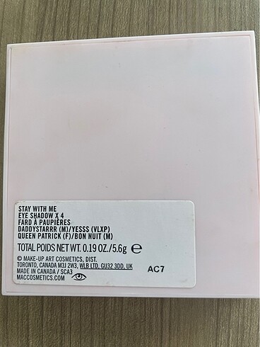 Beden Mac Eyeshadow Quad - Stay with me