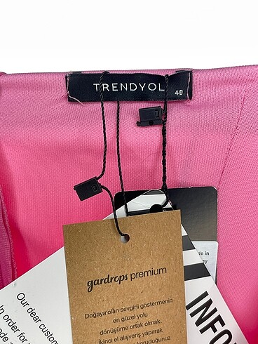 40 Beden pembe Renk Trendyol & Milla Uzun Elbise %70 İndirimli.