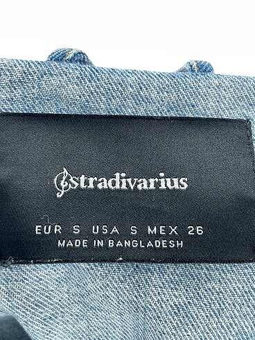 xs Beden mavi Renk Stradivarius Kot Ceket %70 İndirimli.