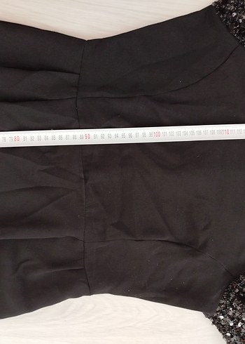 Uzun Kollu Siyah Gotik Elbise - Görsel 9