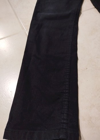 Siyah Kadın Normal Boy Denim Pantolon - Görsel 2