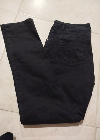 Siyah Kadın Normal Boy Denim Pantolon - Görsel 5