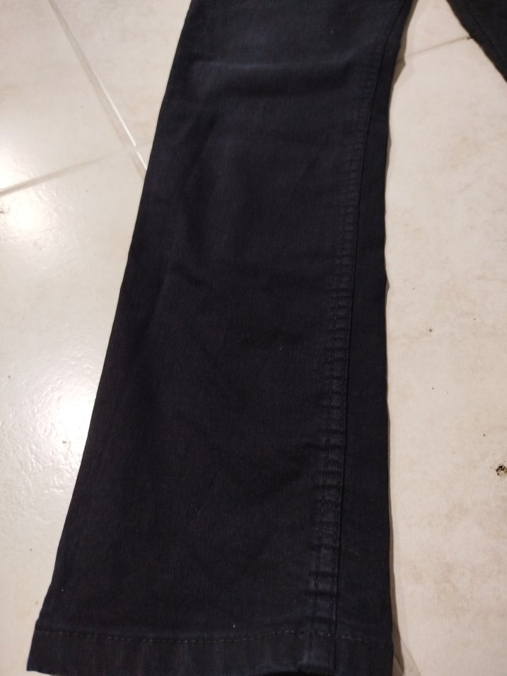 Siyah Kadın Normal Boy Denim Pantolon - Görsel 2