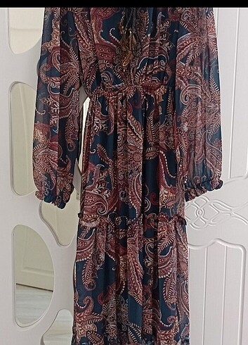 Şifon yazlık elbise  - Görsel 3