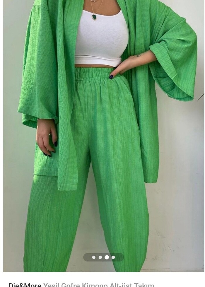 Kimono Alt Üst Takım - Görsel 3