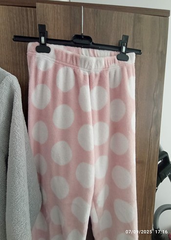 38 Beden Gri Minnie Mouse Kadın Pijama Takımı