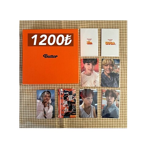BTS BUTTER ALBÜM / PHOTOCARD