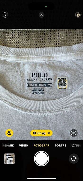 xl Beden beyaz Renk Ralph Lauren Teddy Yeni sezon Tişört