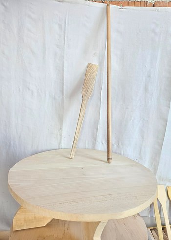 Doğal Ahşap Sofra Seti( istenilen şekilde yapilir) - Görsel 2