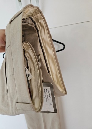 42 Beden ten rengi Renk krem pantolon