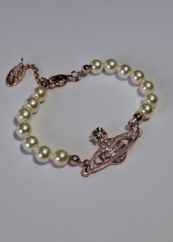 Vivienne Westwood Vivienne Westwood Rose Gold Pearl Bileklik