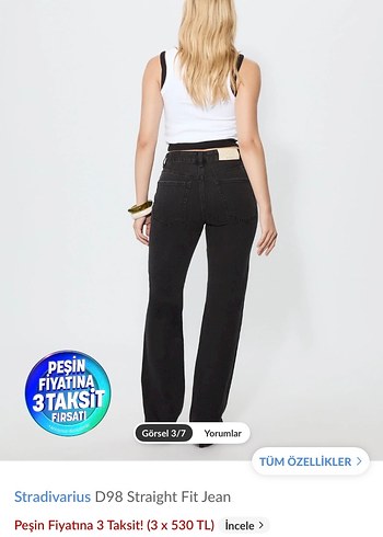 Stradivarius D98 jean - Görsel 2